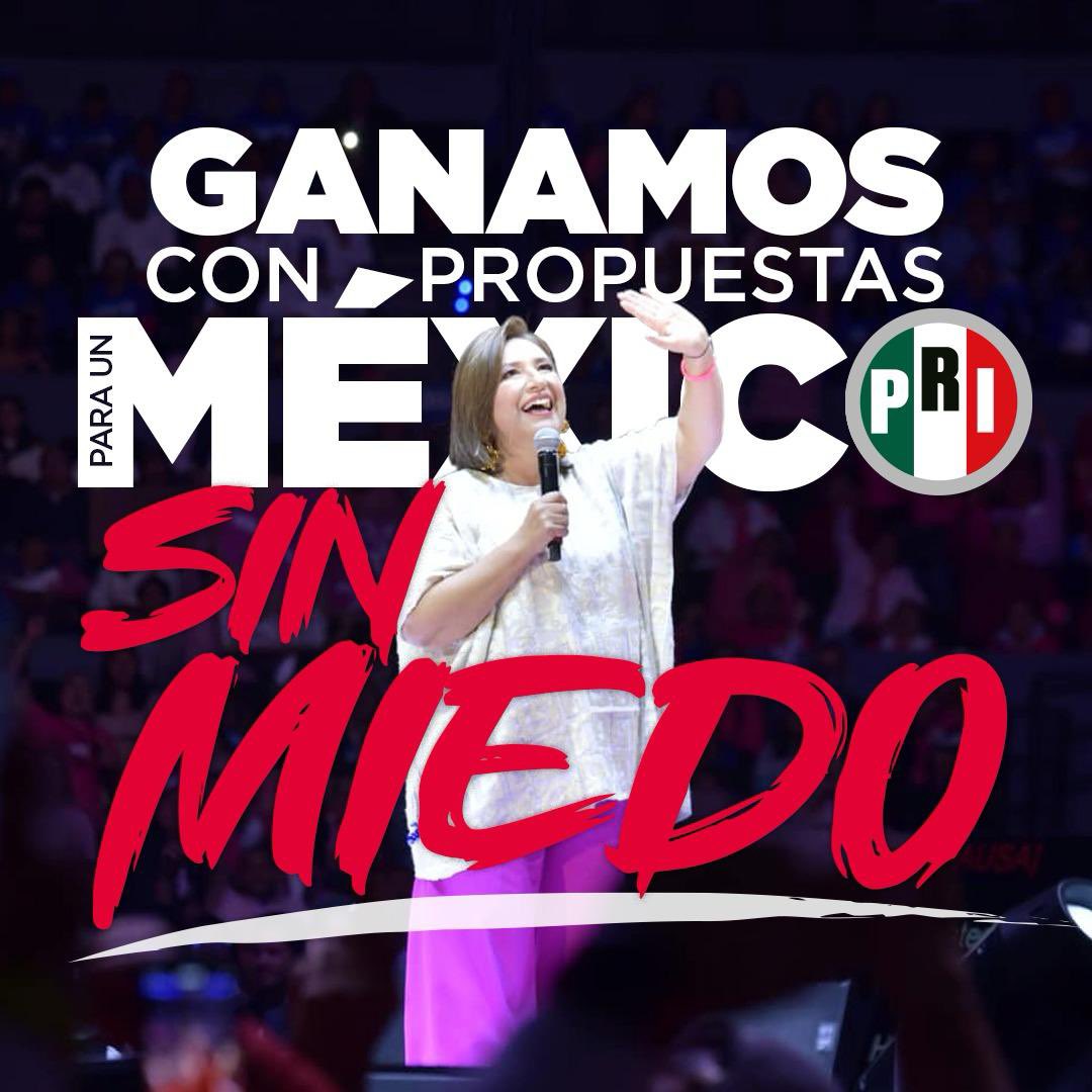 ¡#GanaXóchitl el debate y este 2 de junio ganará la Presidencia de la República! @XochitlGalvez