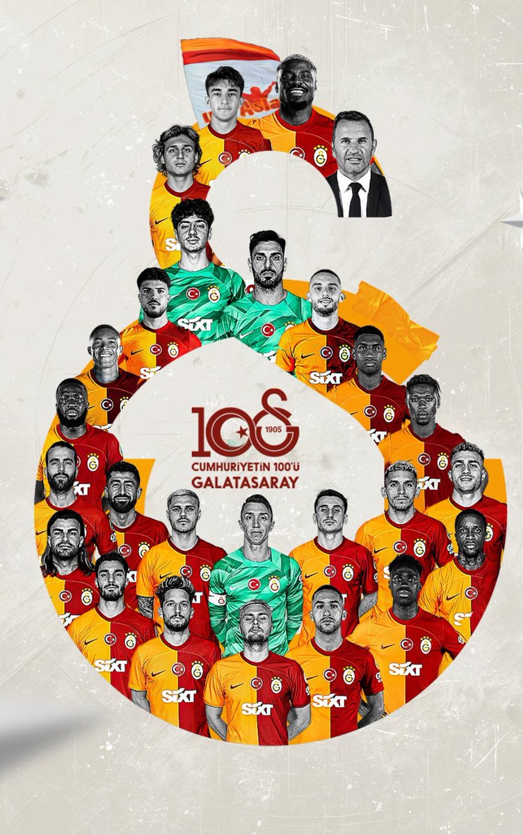 Aslann yűreklere gűnaydınn..
#Cumhuriyetin100üGalatasaray 👑