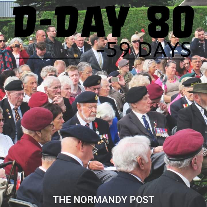 59 days until the 80th anniversary of D-Day.
#DDay 
#DDay80  
#wewillrememberthem