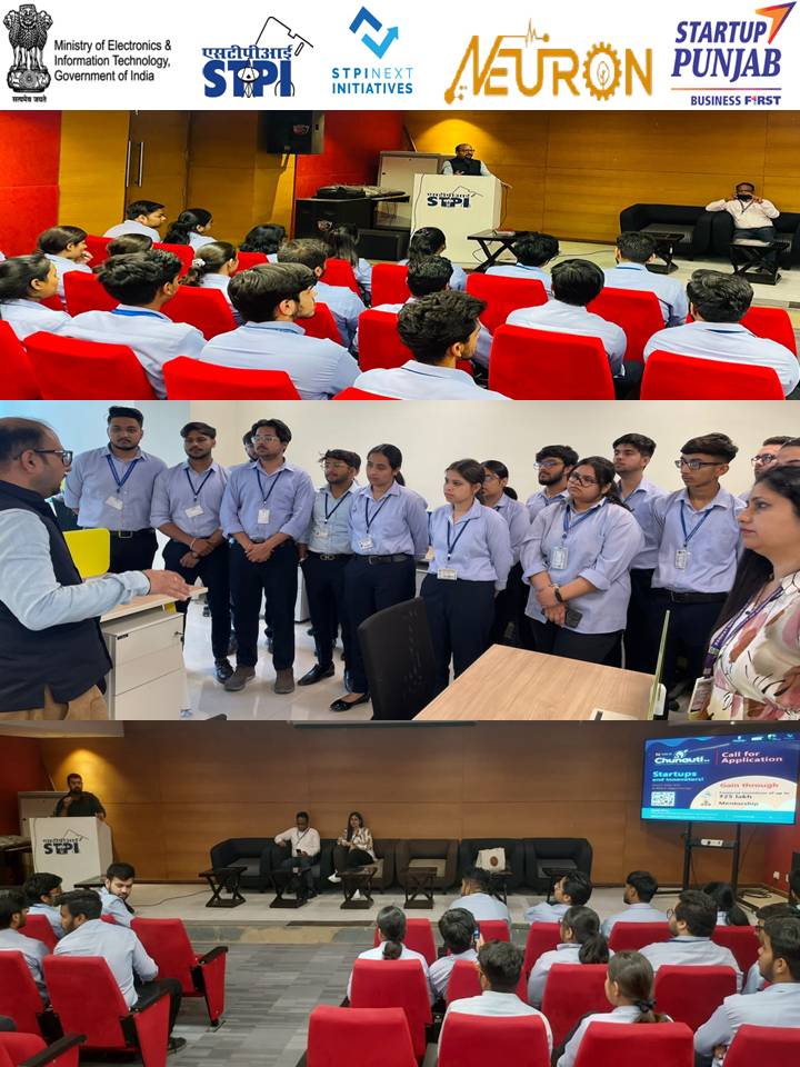Happy to host the students and faculty members from PIET Panipat Institute of Engineering and Technology, Panipat Haryana at Startup Punjab Hub - STPI CoE NEURON. Our team share the functionalities and working of the incubator and how Neuron fuels the startups.