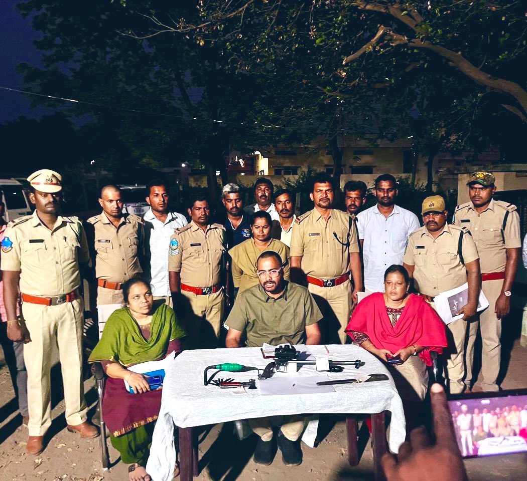 Siddharth Vikram Singh, IFS (@svsifs) on Twitter photo Excellent work done by Tallada Range Team led by DyRO KV Rama Rao.based on intelligence,Daring Team went to the deep forest late at night and caught hold of poachers having sniper rifle and knives who came for poaching wildlife to Kanakagiri from Hyd and Andhra. <a href="/WCCBHQ/">Wildlife Crime Control Bureau</a> Excellent work done by Tallada Range Team led by DyRO KV Rama Rao.based on intelligence,Daring Team went to the deep forest late at night and caught hold of poachers having sniper rifle and knives who came for poaching wildlife to Kanakagiri from Hyd and Andhra. <a href="/WCCBHQ/">Wildlife Crime Control Bureau</a>