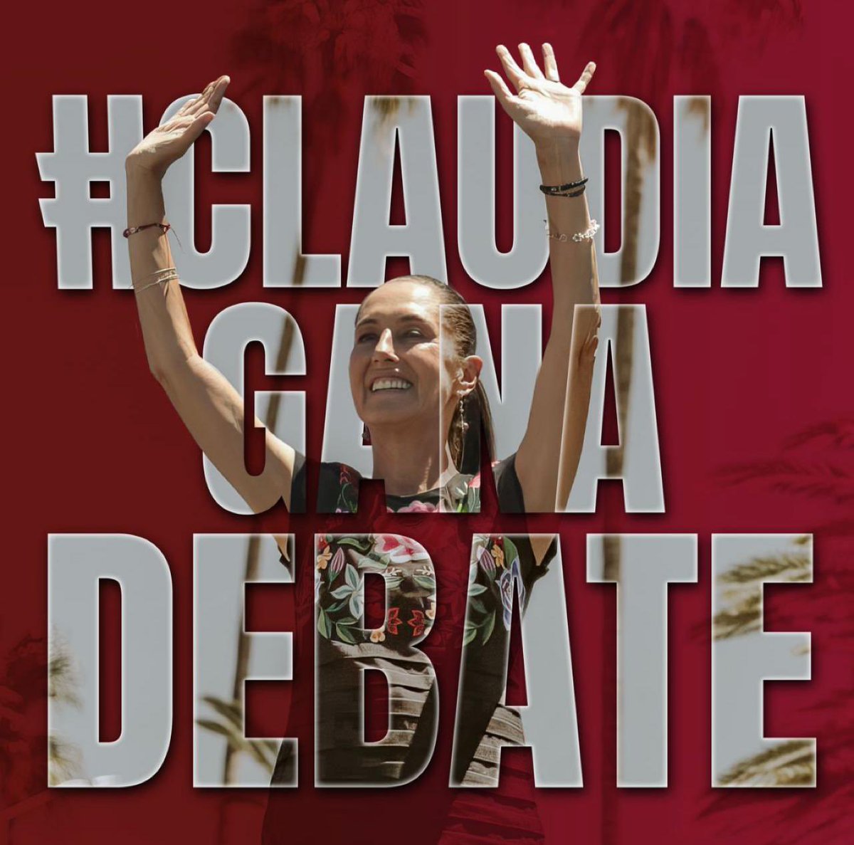 Fercha9Mari's tweet photo. -#ClaudiaGanaElDebate  @Claudiashein 🫶🏼 https://t.co/D1r0xektI8