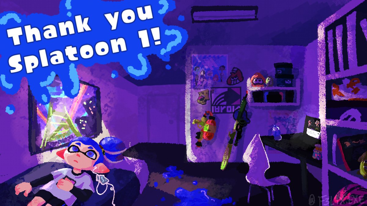 Farewell splatoon 1, you will be missed 💙🧡 #splatoon1 #splatoon #スプラトゥーン