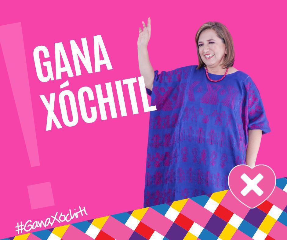 Este debate me fortaleció la idea de que lo #VotoXochitl 
#DebateX
#GanaXochitl 
#XochitlPresidenta