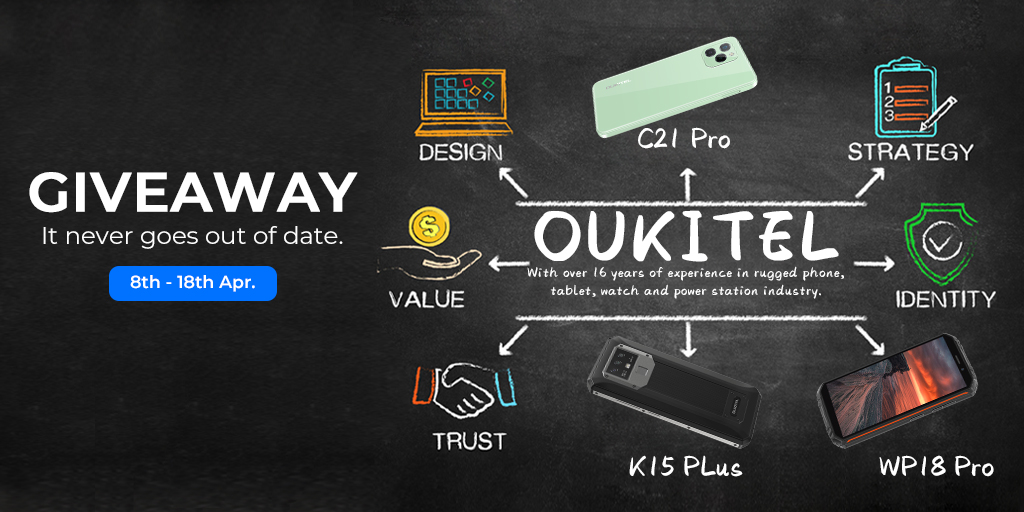 Let's celebrate the legacy of Oukitel with GIVEAWAY!🥰
👉To Enter:
1. FOLLOW us, LIKE and SHARE this post with the hashtag #Oukitel.
2. Click here to join: bit.ly/43SXHVc
🎁Prizes: OUKITEL Mystery Box *3 
#OUKITEL #giveaways #AdventureAwaits #misterybox #fyp