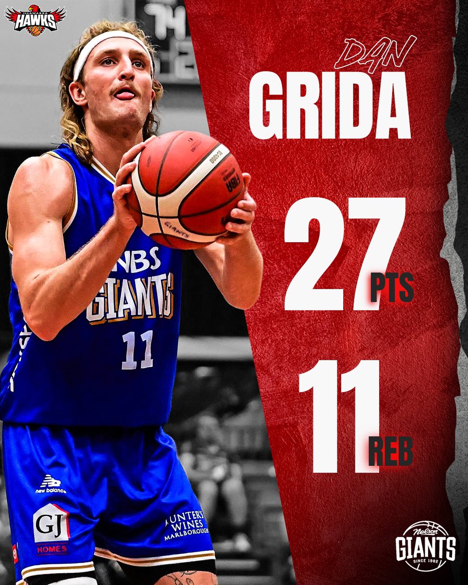 Great to see Grida back on court doing his thing for the Nelson Giants! 💪 #WeRiseTogether