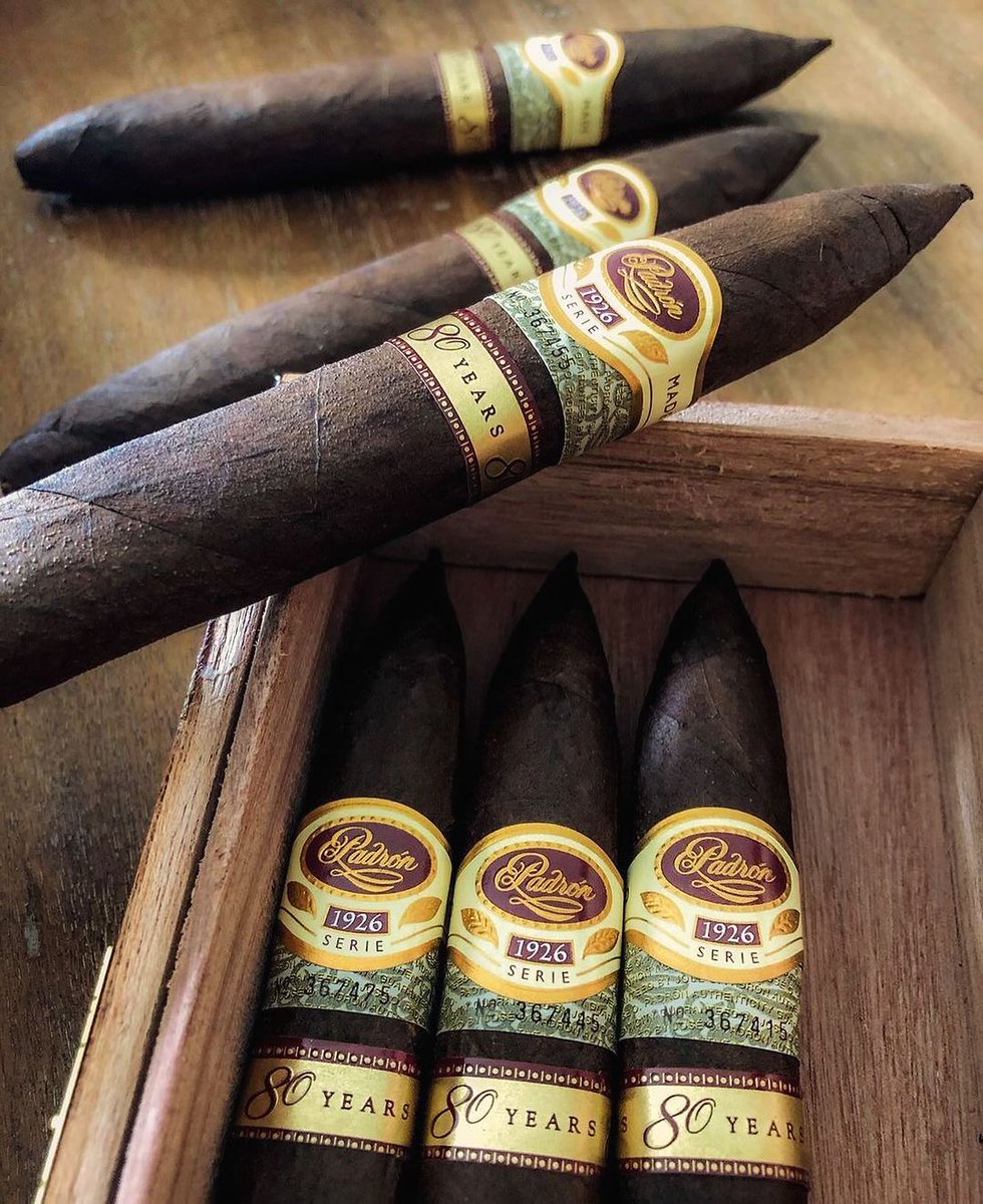 The Padron 1926, for 80 Years has the signature Padrón flavor: cocoa, coffee, nuts, toast, leather and some spice on the finish. It is made by only one buncher and one roller with some of the company’s oldest and best tobaccos. Would you smoke this one?

#padroncigars #padron1964