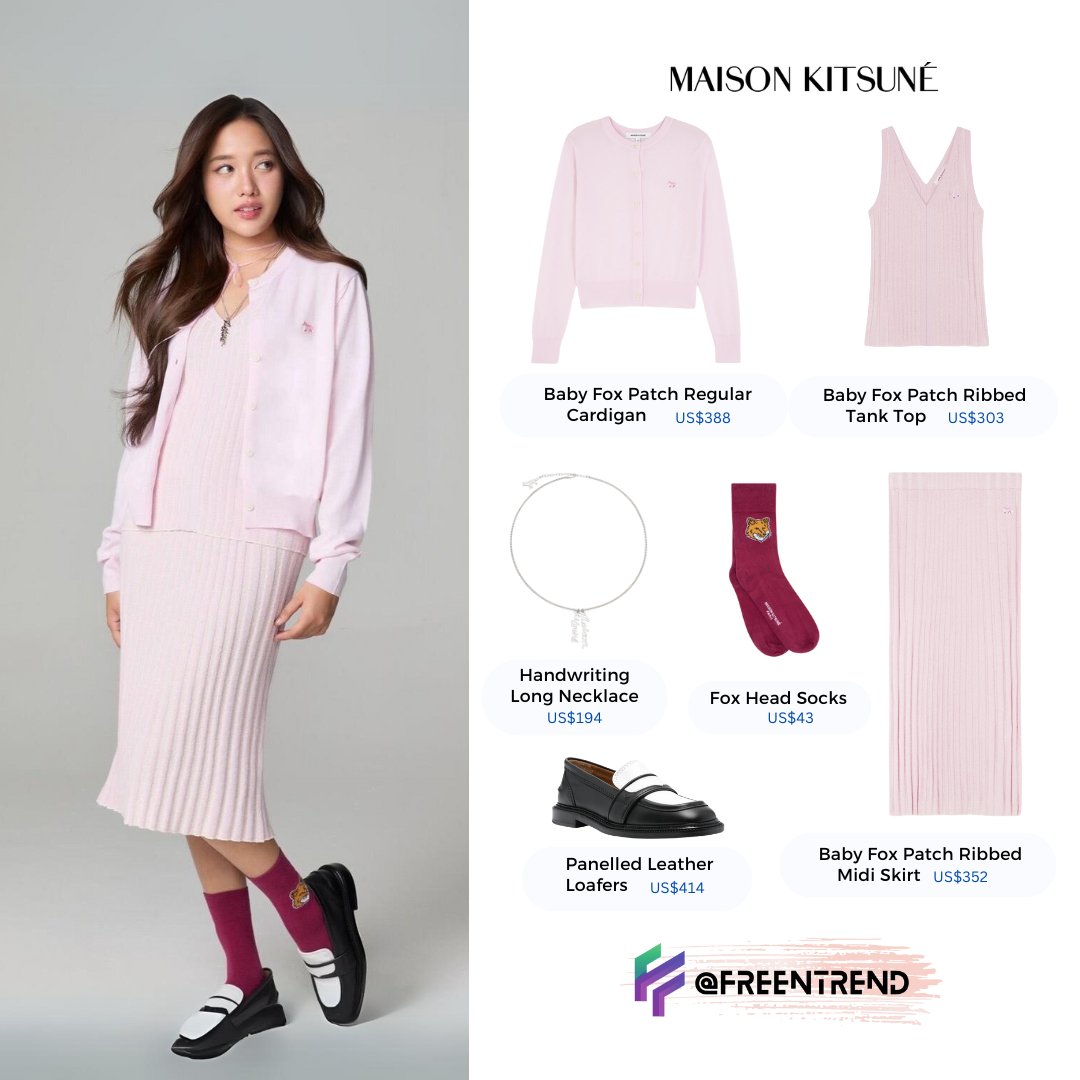 FreenTrend's tweet photo. 240406 Freen Introducing Maison Kitsuné’s Baby Fox Collection
 
#MaisonKitsuneTH #srchafreen #ฟรีนสโรชา https://t.co/Jcy938DG7f
