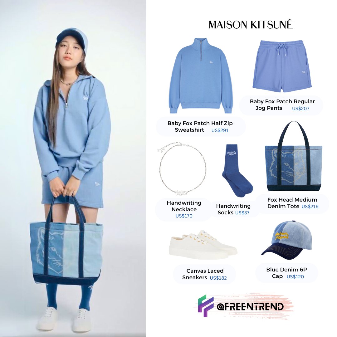 FreenTrend's tweet photo. 240406 Freen Introducing Maison Kitsuné’s Baby Fox Collection
 
#MaisonKitsuneTH #srchafreen #ฟรีนสโรชา https://t.co/Jcy938DG7f