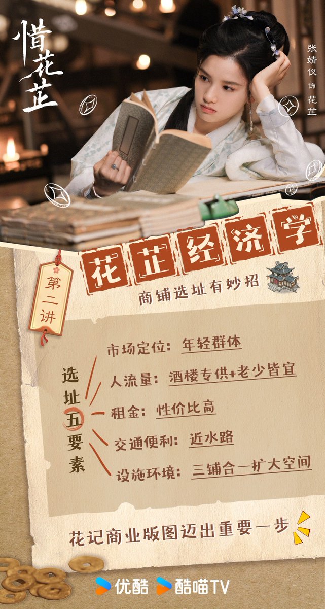 230408 Zhang Jingyi studio update 

“Knock on the blackboard and highlight the keypoints. 🪄 Hua Zhi's Economics lesson 2 has been launched. Watch Hua Zhi master the 5 elements of shop site selection and the next boss is you!”

#张婧仪 #ZhangJingyi