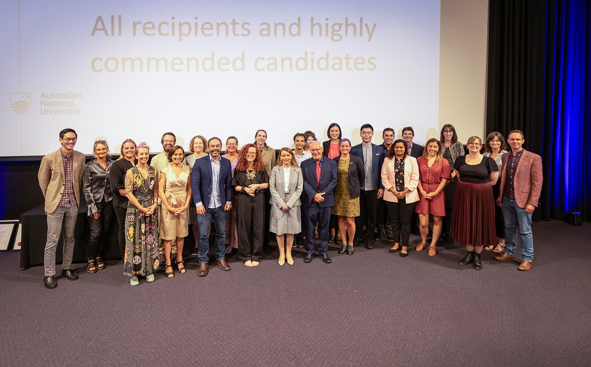 Celebrating the recipients of Vice-Chancellor's Awards for Excellence in Education 2023 🥂 🎉 It was an evening to remember! Share in some of the special moments from the celebratory event. Read more : teaching.weblogs.anu.edu.au/2024/04/04/lea…