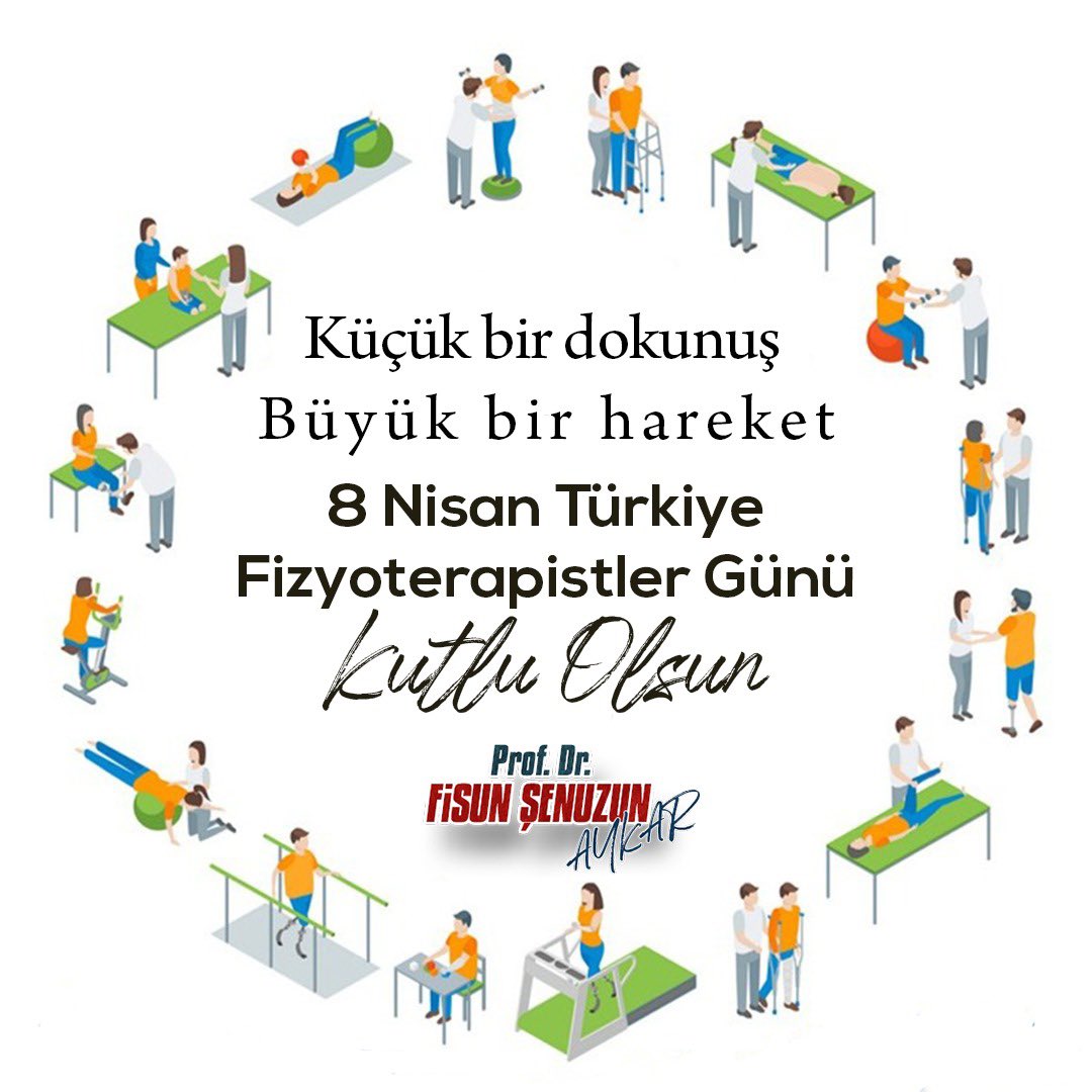 fisunsenuzun's tweet image. Küçük bir dokunuş, büyük bir hareket! 
8 Nisan Türkiye Fizyoterapistler Günü Kutlu Olsun.

#fizyoterapi #fizyoterapist