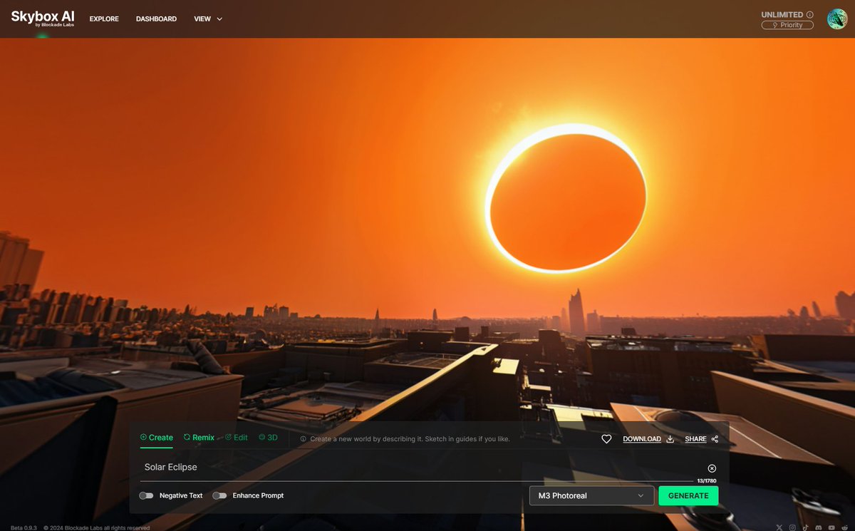 Model 3 soon. @BlockadeLabs #SolarEclipse #SDXL #VR #AIart