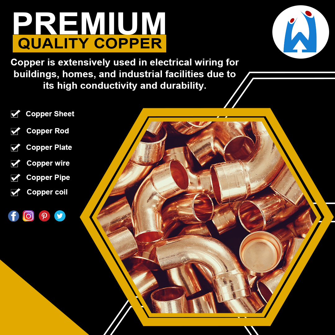 #coppersuppliers #MetalManufacturer #electricalconductivity #copperwholesellerindia #copperwireindia #copperhead #copperjewelry #CopperHomeDecor #copperdesigns