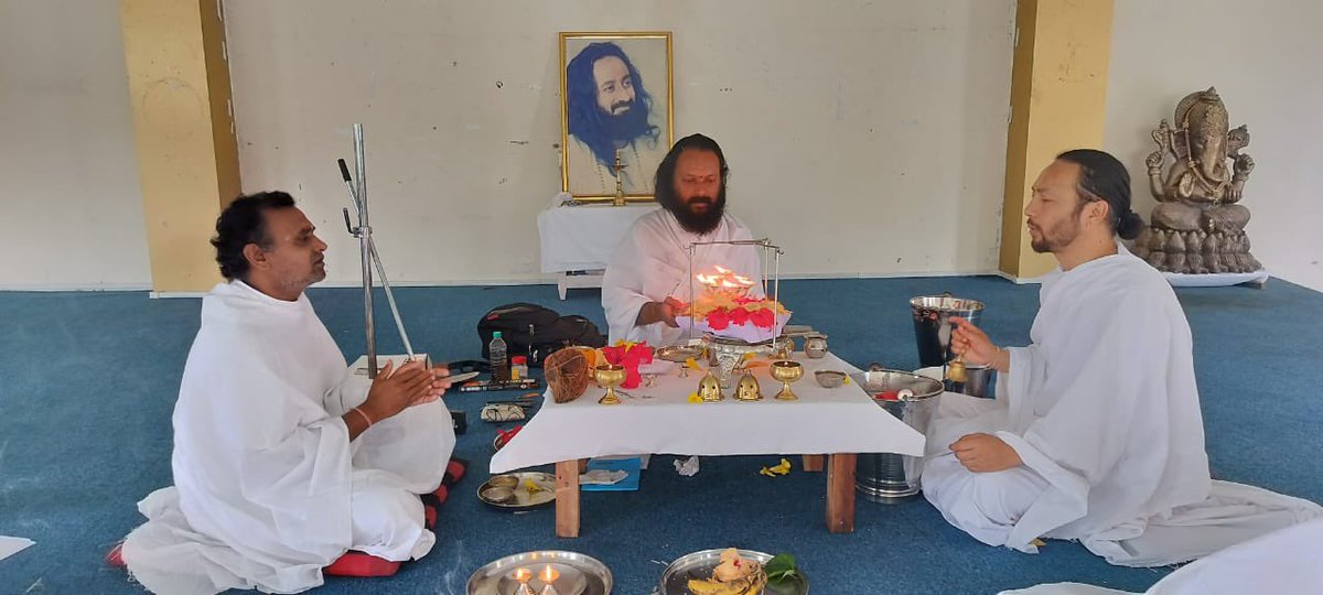 Monday #RudraPuja from @ArtofLiving #Itanagar #ashram #ArunachalPradesh