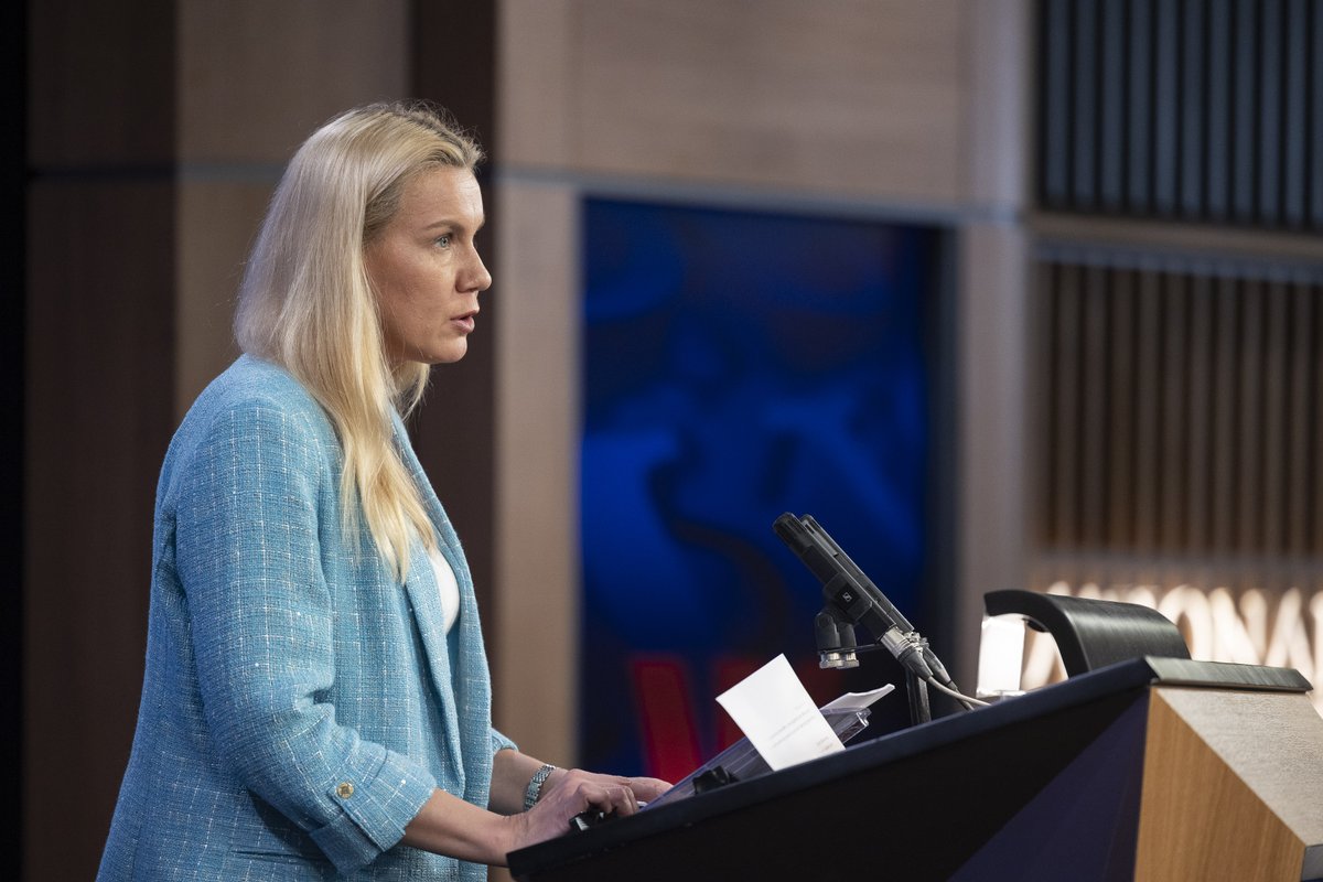 Today: Kadri Simson, European Commissioner for Energy, addressed the National Press Club of Australia on 'How the EU overcame the energy crisis and the next steps in its energy and industrial transition'. @hil_clix_pix