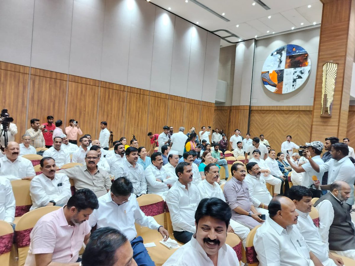 Attended core committee meeting at Pune alongwith Hon'ble deputy CM of Maharashtra All India President NCP Shri @AjitPawarSpeaks ji, Maharashtra President Shri @SunilTatkare ji, cabinet minister Shri @mrhasanmushrif ji, Shri @Dwalsepatil ji, MLC - Shri Ramraje Nimbalkar ji,