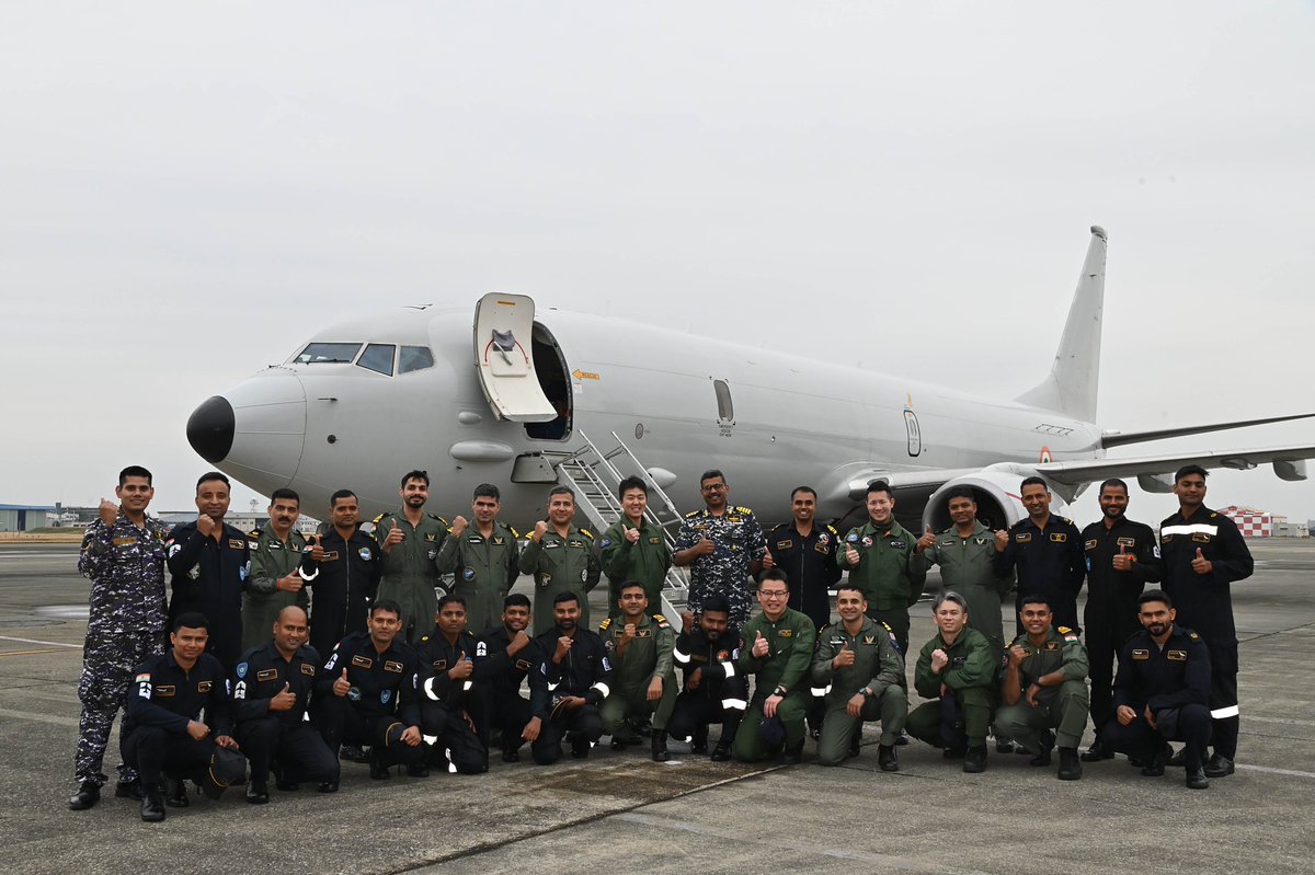 #नमस्कार🙏With participation of 🇯🇵P-1 & 🇮🇳P-8I, @jmsdf_pao_eng& @IndianNavyhave successfully conducted a bilateral EX in 🇯🇵 & its vicinity. Together proceeding to strengthen their ties thru such opportunities responding to strategic imperatives towards #FreeAndOpenlndoPacific.