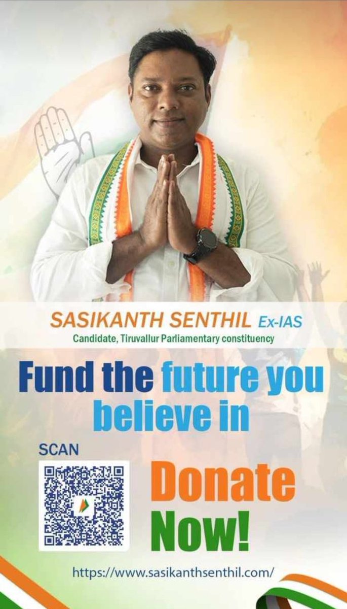 Fund the Future you Believe in. 

@s_kanth sir 
#Donatefordesh
#Donatenow