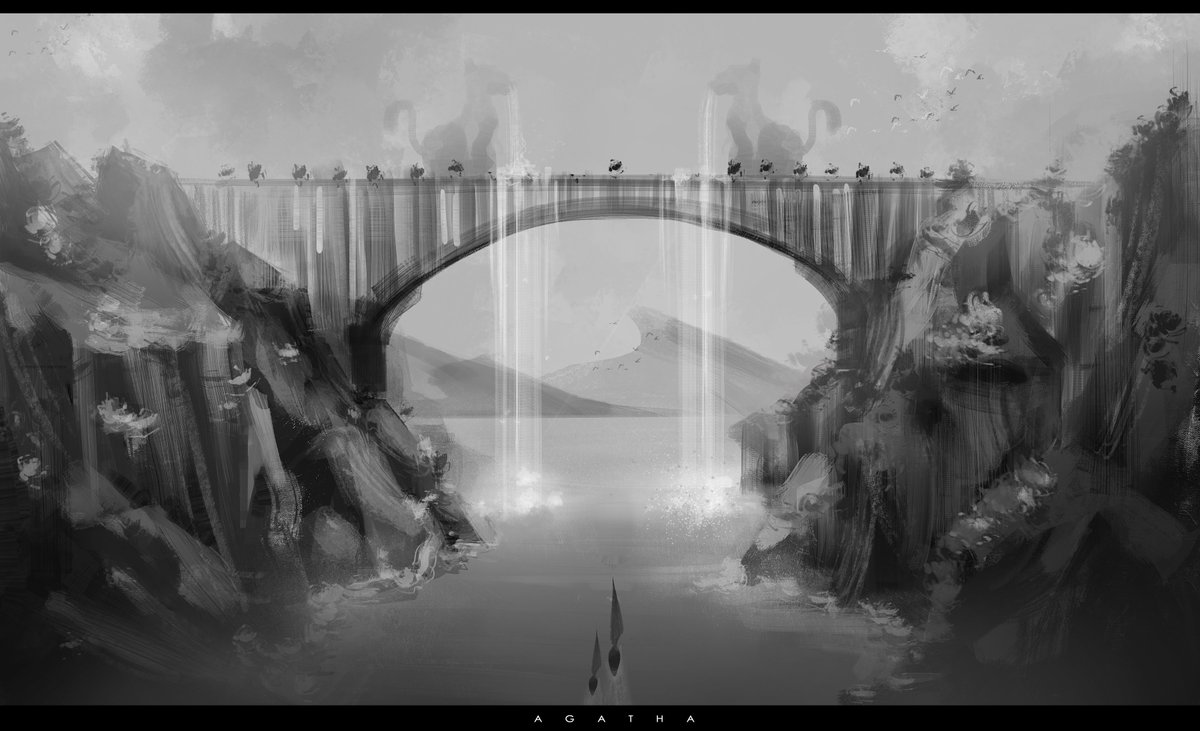 GA✨

Last night [while streaming on AT server lol] I finally managed to create a rough sketch that's somewhat promising. I plan to make 2 or 3 more similar scenes before selecting the strongest one based on concept &amp; storytelling-- this is after 3 days of art block!👻 

#artph