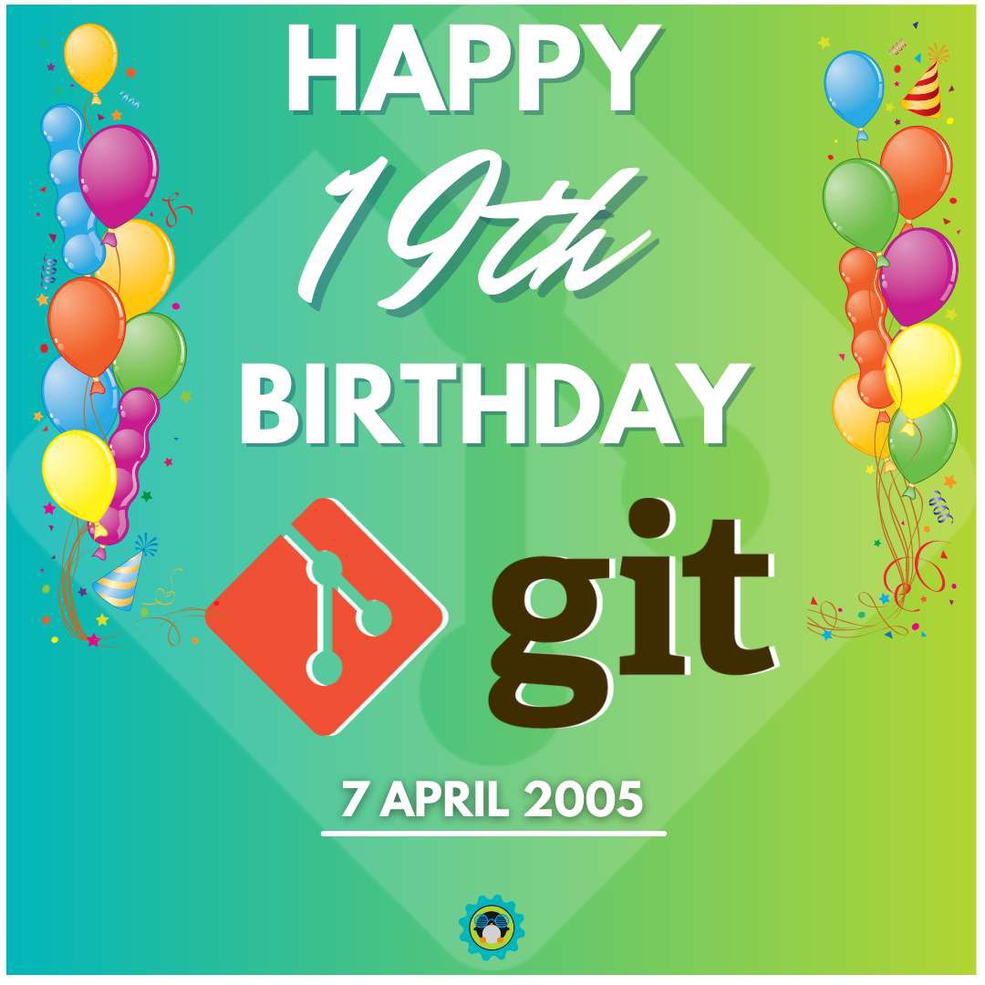 bhaktkage's tweet photo. It's git the version controls birthday
#git #linustorvald https://t.co/4U5wXJswdf