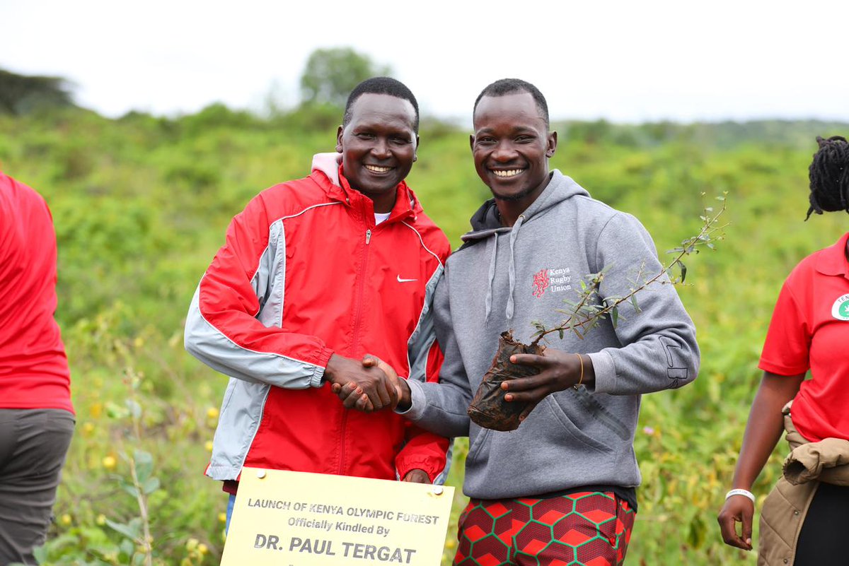 This past weekend I was privileged to be in the company of a global sports icon and <a href="/OlympicsKe/">TeamKenya</a> President <a href="/TergatP/">Tergat_Paul</a>  during the launch of the LEA Sustainability which uses  sport to create awareness and influence Kenyans to mitigate the effects of climate change.