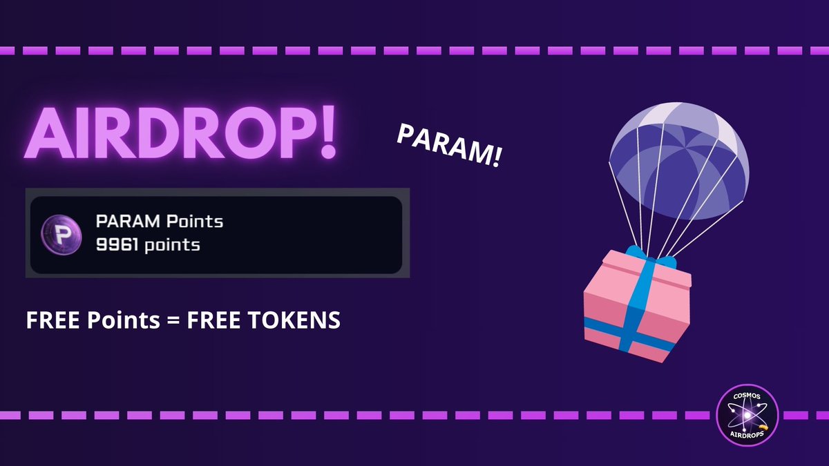 Cosmos Airdrops 🪂 tweet media