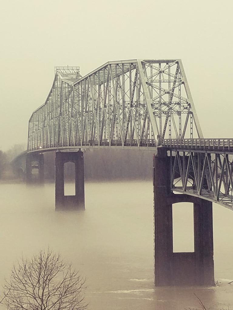 My Pic: Mississippi River Bridge 65 Miles South Of St. Louis In my home area Lots of nice comments like this one 'Ansel Adams Would Be Jealous'. @BooksStlouis @Ozark_LadyMo @morgfair @BookDuke @ShepherdForMO @RandiMcCallian @BelinakiD @EarthDesires @TheMysteryLadie @swiftstory…