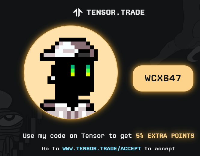 JGoldSolana's tweet photo. #Tensor is the big topic in Solana, as they are about to drop $TNSR - if you haven't yet input a bonus code for a permanent 5% rewards boost, please enter mine, it only takes a second! 🙏 https://t.co/LXph4J7ZEp