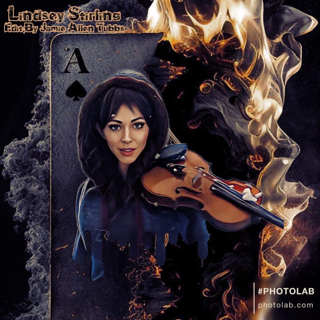 My Lindsey Stirling Crystallize Ace Frame Card Picture I Edit 🎻🔥 @LindseyStirling #KSLL #StirlingitesForLife