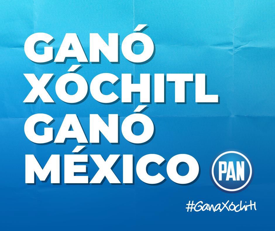 miguelmarquezm's tweet photo. Amigas y amigos, #México🇲🇽 tiene futuro con @XochitlGalvez, hoy ganó el #debate con las mejores propuestas y una clara convicción de que este país puede cambiar para el bien de nuestras familias ¡Vamos todos con @AccionNacional! #VotaPAN #XóchitlPresidenta #GanaXóchitl https://t.co/nKxt30SVJ9