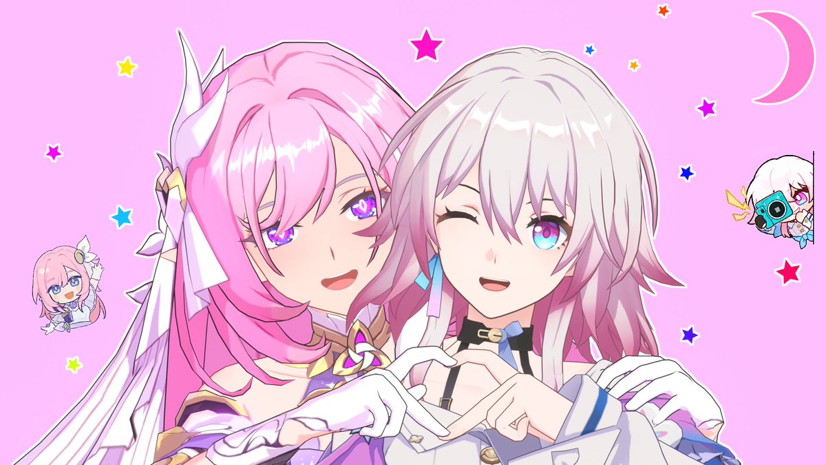 Elysia & March 7th
#Honkaiimpact3rd #HonkaiStaiRail #elysia #march7th