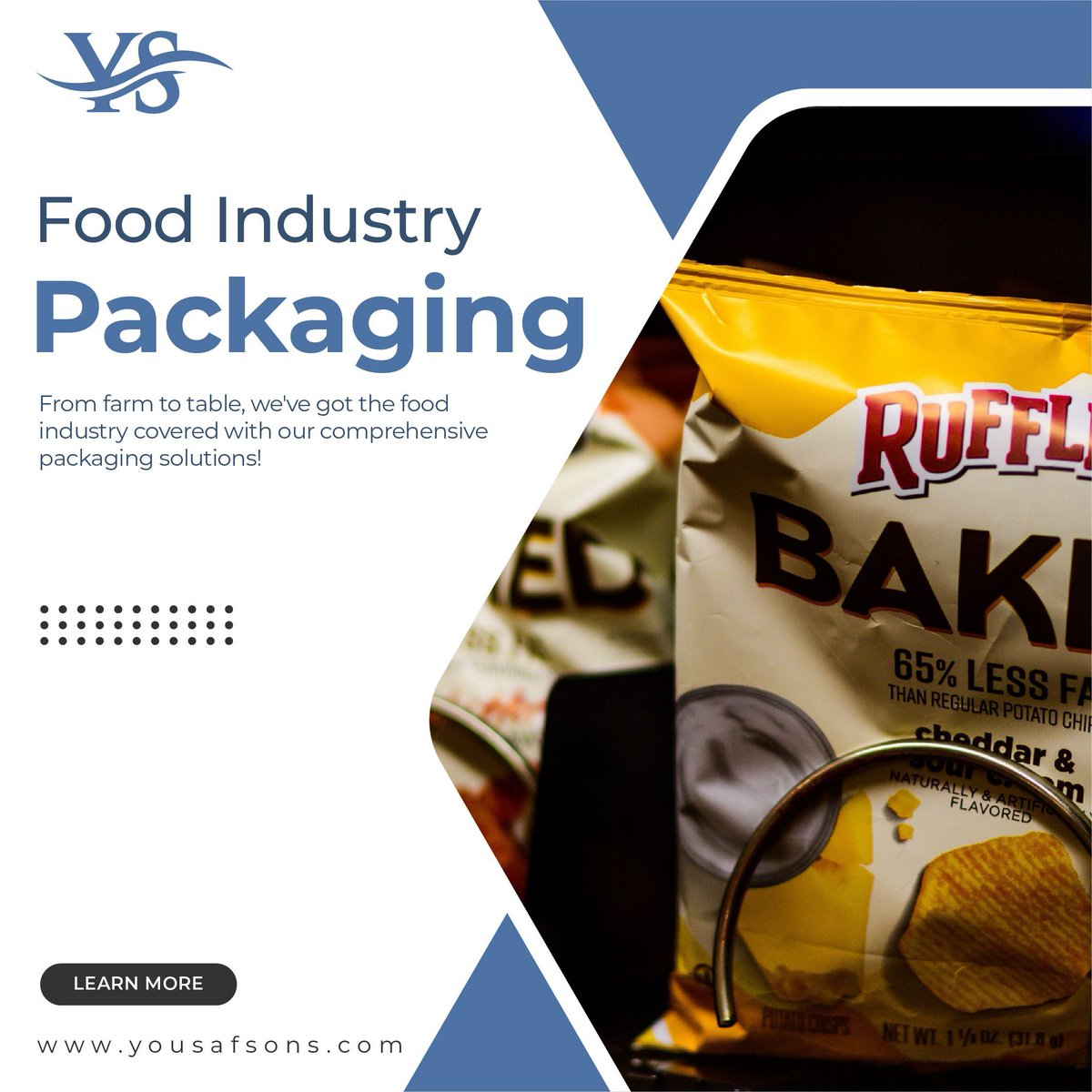 From farm to table, we've got the food industry covered with our comprehensive packaging solutions! 🍅🍲 Ensure freshness and safety every step of the way. #FoodIndustry #PackagingSolutions #FreshProduce #FoodQuality #FoodSafety #Preservation #QualityPackaging #FoodProtection