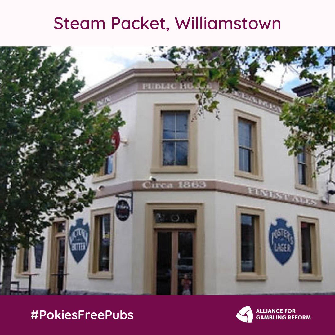 The #SteamPacket in Cole St Williamstown is the latest #PokiesFreePub to put itself in the news and on the map! Well done! 3aw.com.au/pub-of-the-wee… Is there a #PokiesFreePub in your town? Find out here: agr.org.au/pokiesfreevenu…