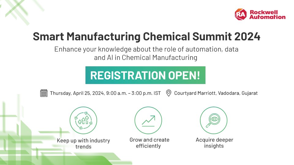 Join us at the Smart Manufacturing Chemical Summit 2024 as we explore innovative strategies, trends, and technologies shaping the industry. Register now to secure your spot: rok.auto/3xpkhIR.

#ChemicalManufacturing