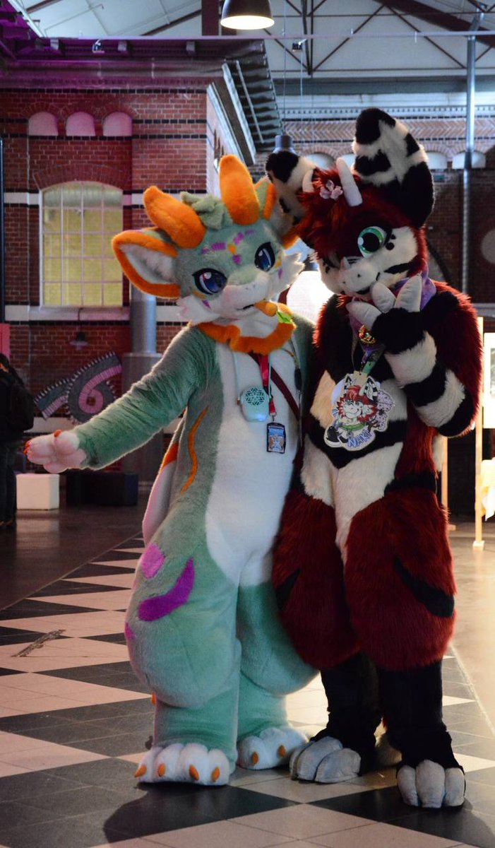 Really happy that I was able to see Ryuki at nfc^^

The dragon is @AilurusThePanda
Photo by oposum

#furry #furries #furrys  #kemonofursuiter #furrytrash #fursuit #kemono #fursuiting #publicfursuiting #dragon #furrypride #furryfamily  #fursuiter   #nfc24