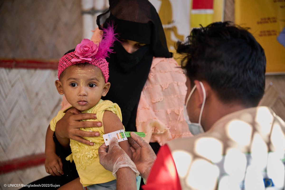 At just 18 months old, Sumaiya was diagnosed with acute malnutrition - a reality shared by many Rohingya children in the refugee camps. Thanks to support from @eu_echo, children like Sumaiya are accessing the lifesaving nutrition services they need to recover and stay healthy.