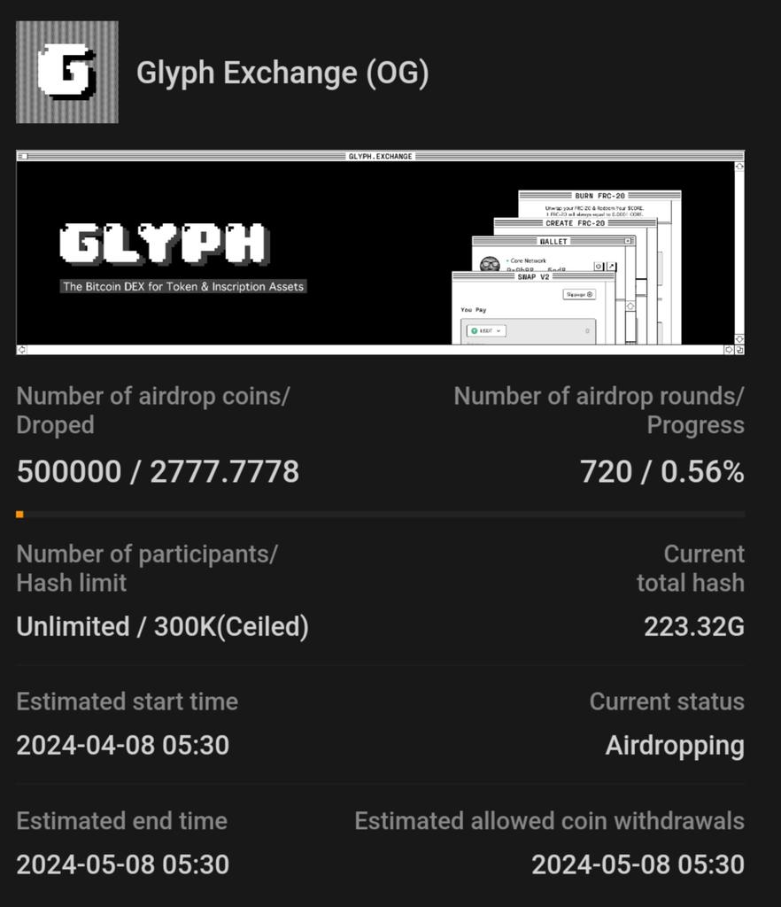 Creedsii's tweet photo. New project on @SatoshiAppXYZ
@glyph_exchange $OG is the flagship DEX for #Bitcoin DeFi &amp; Inscription-Fi on the @Coredao_Org blockchain.

Step 1 - Register 
Step 2 - Download 
Step 3- Verify
Step 4 - Start Airdrop 

Satoshi App - https://t.co/gOg53xu3B2 https://t.co/A2yanrh29L