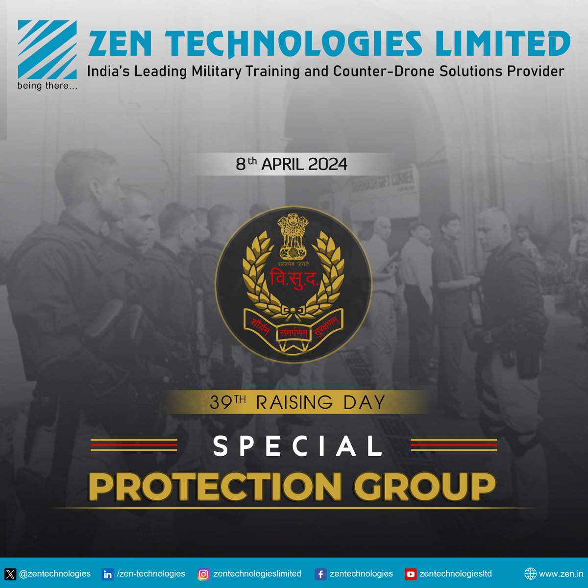 @ZenTechnologies commemorates the unwavering dedication and commitment of the #SpecialProtectionGroup on their 39th #RaisingDay. Their #vigilance ensures the safety of our Nation's leaders and their families. #SPGRaisingDay #Security #ZenTec