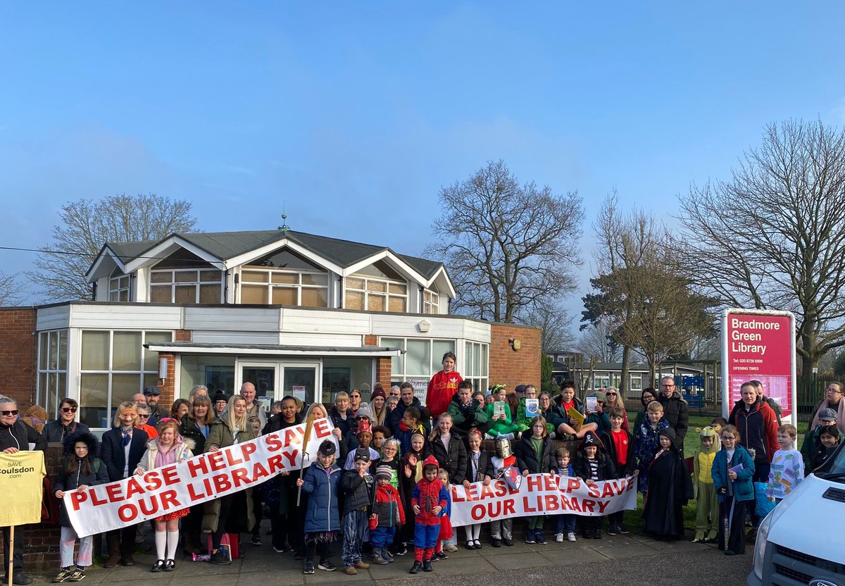 @publiclibnews We are fighting to keep our library open! #bradmoregreenlibrary #oldcoulsdon