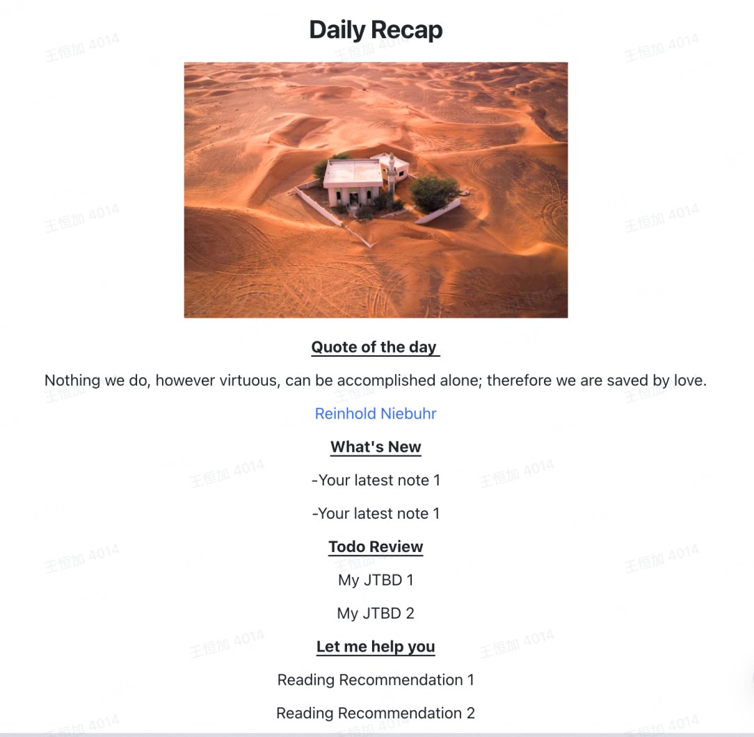New Feature Needs Your Input🤓🔥 A few users told us they want to refresh their mind every evening, so here's a draft plan for the Daily Recap feature 👀 What would you like to read in your daily report on Mebot🤔
