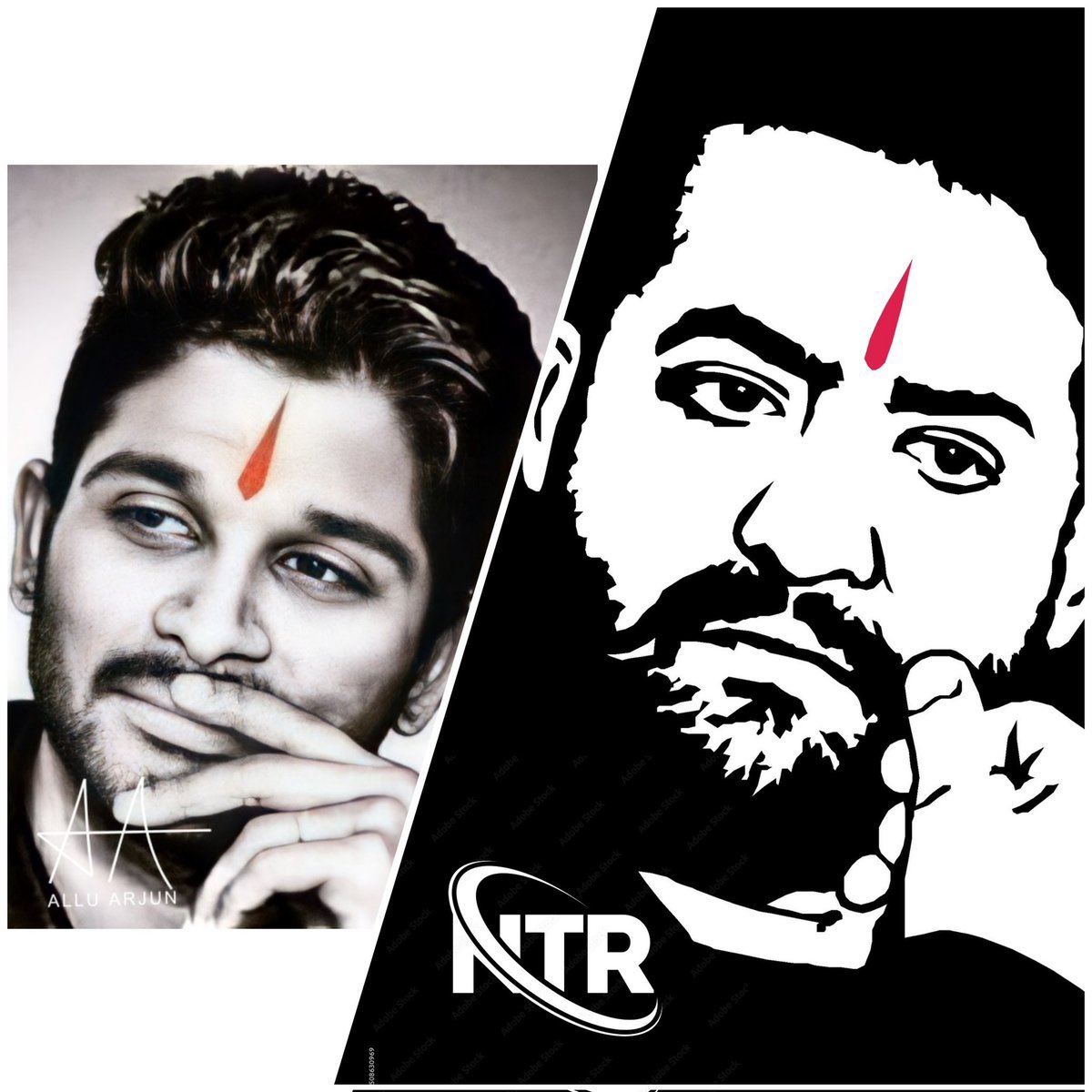 @tarak9999 @alluarjun This Bond ❤❤ Happy Birthday Allu Arjun