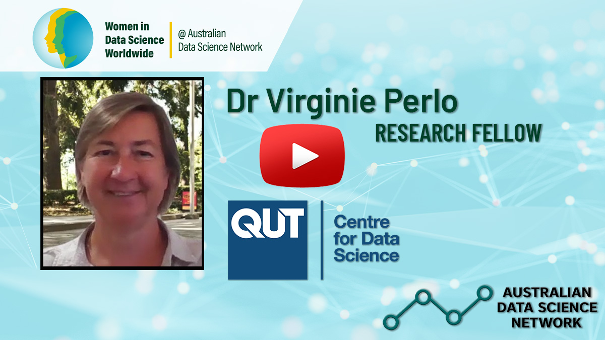 Meet Dr Virginie Perlo - a Research Fellow with @QUTDataScience and one of our 2024 Rising WiDS Stars (WiDS=Women in Data Science). Watch Virginie's video, as she shares her data science journey story! 🎥youtu.be/TfF-bO1UY4g