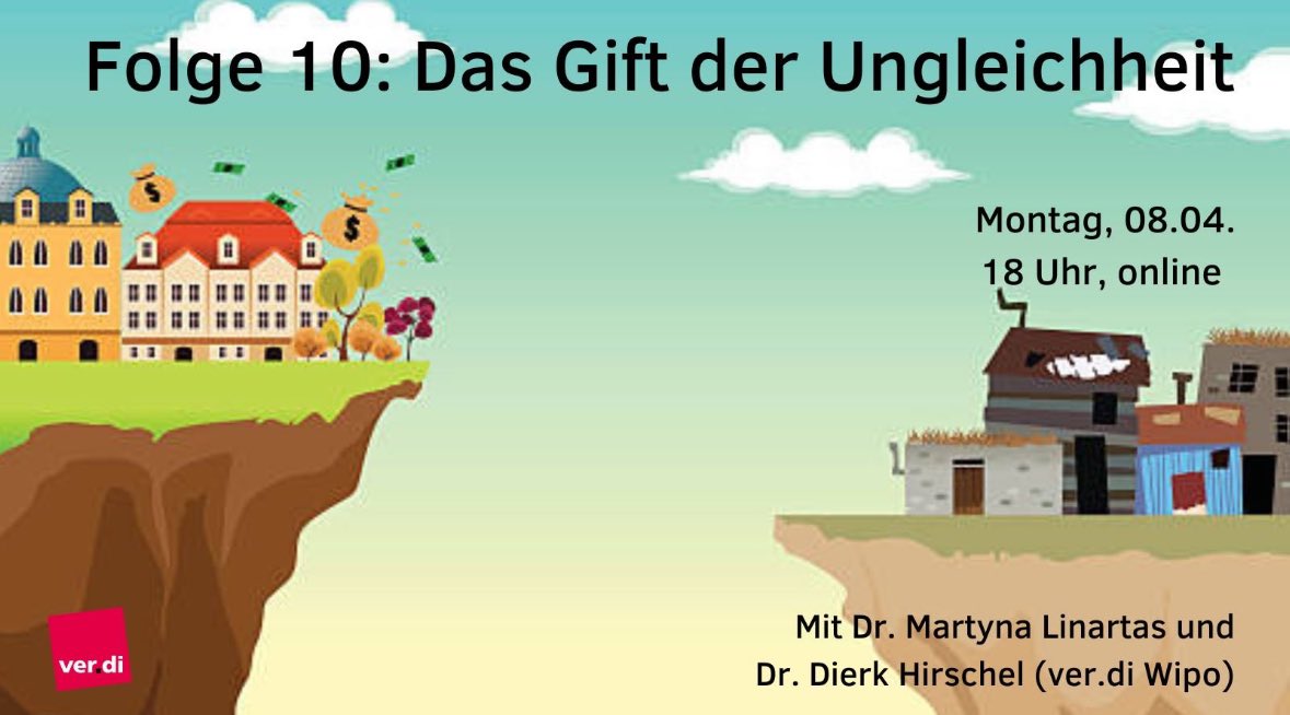 Zurück aus dem Urlaub. Zurück dran an Thema. Ich freue mich sehr auf die Online-Veranstaltung HEUTE ABEND mit @DierkHirschel & @_verdi! Hier der Link, um 18 Uhr geht’s los👇 verdi.webex.com/wbxmjs/joinser…