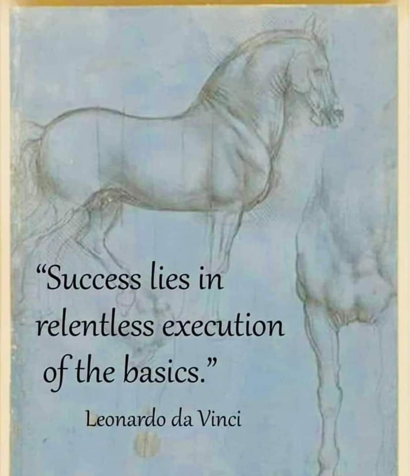 Successful people are not gifted; they just work hard, then succeed on purpose from small inputs .
✅ "Success is the sum of small efforts  repeated day in &amp; day out." 
Proverbs 14:23  “All hard work brings a profit, but mere talk leads only to poverty.
( Akwah- Reflections)