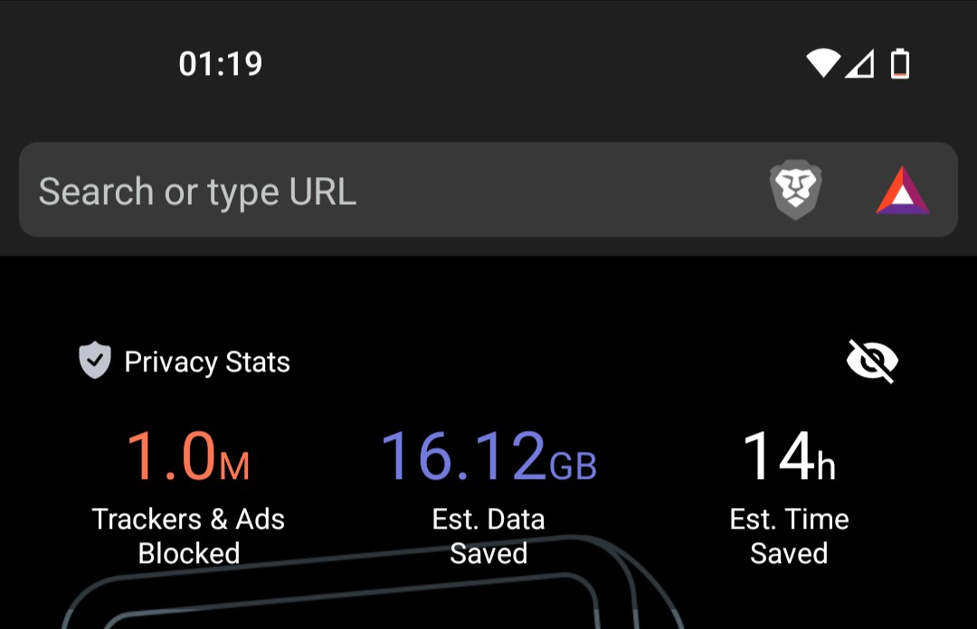 Wow! I've crossed over the #OneMillion mark for ads and trackers being blocked by @Brave on mobile!

#SwitchToBrave #Privacy