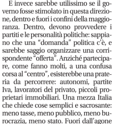 Su Libero, nel commento al libro di Paolo Del Debbio su Silvio Berlusconi, un appello di Daniele @Capezzone del tutto condivisibile.