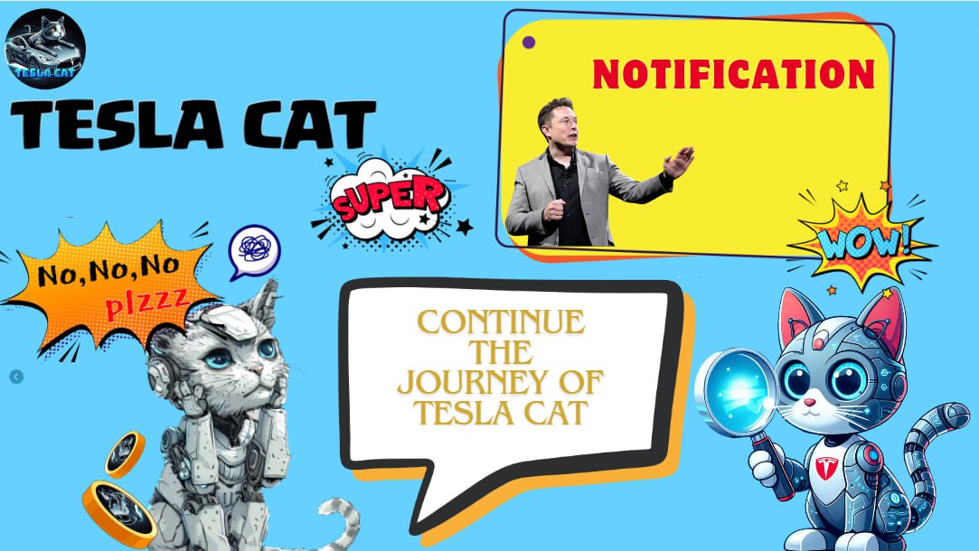 🟢 Hi guys, after TeslaCat 😍 listed on the Raydium 🪙, we got PANIC SELL and received a lot of negative feedback. Therefore, we've disabled the commenting feature and unfortunately, all our Telegram data has been lost.

🟢 However, the project is still on track - a place for the