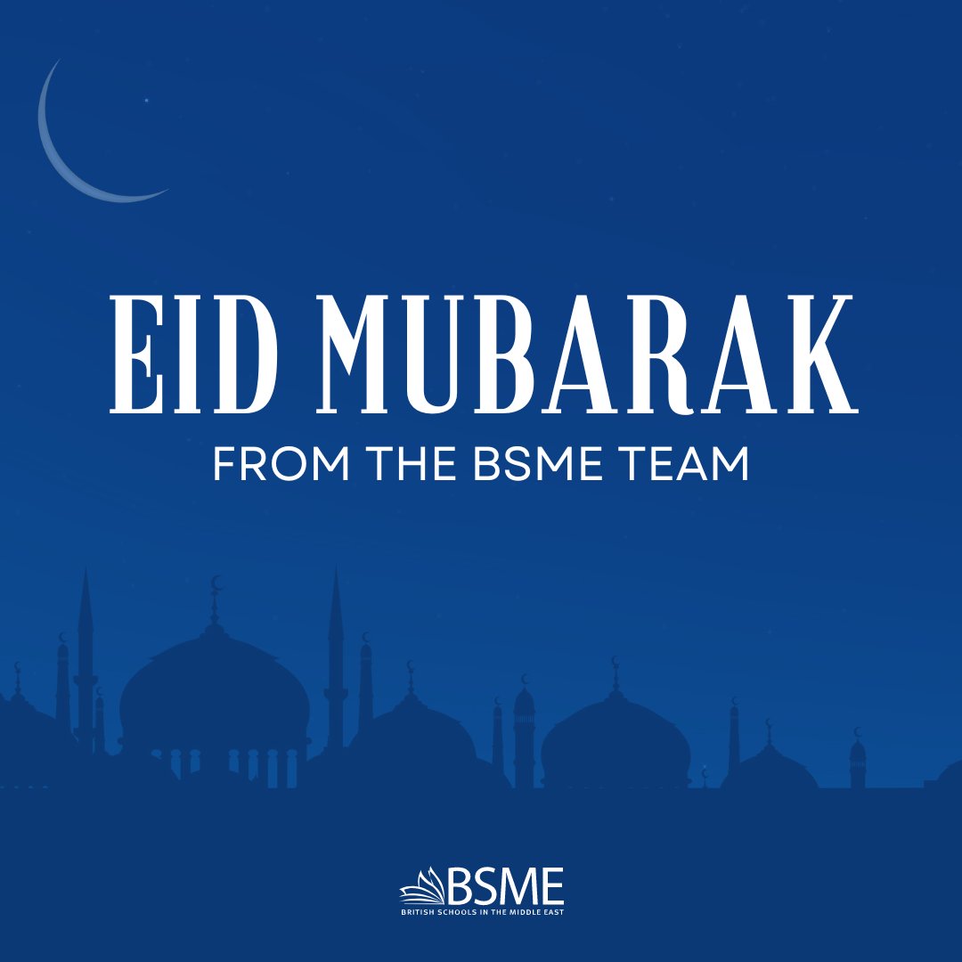 Wishing the entire BSME Community a happy and peaceful Eid Mubarak ✨ #EidMubarak #BSME #BritishSchoolsintheMiddleEast