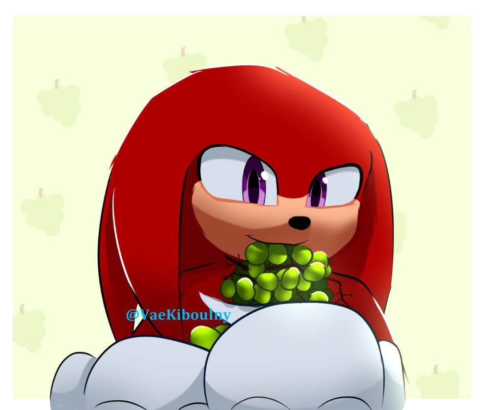 🍇 There should be an emoji for green grapes #Knuckles #sonic